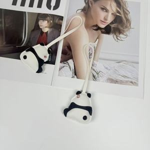 Pendentif en cuir géant Panda pour <span class=keywords><strong>sac</strong></span>, ornement, trésor national chinois, accessoires vestimentaires, pendentif en cuir - Product Image 2