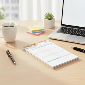 Agenda Settimanale A5 con 50 Fogli Carta 100gsm Copertina Rigida Rilegatura Termica Gestione Efficiente delle Attività per Uso Scolastico/Regalo - Product Image 3