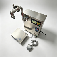 Machine de remplissage de pâte à pompe à engrenages LT-Y1-50/G2-50, remplissage par poids de 20g à 50kg, alimentation par aspiration directe, équipement en acier inoxydable