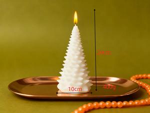 <strong>White</strong> <strong>Taper</strong> Pattern LED Electronic <strong>Candles</strong> Suitable for Weddings Graduations New Years Made From Beeswax Gel Wax Paraffin Wax - Product Image 3