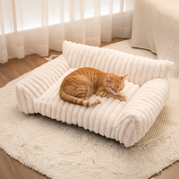 Großhandel Hersteller Benutzerdefiniertes Logo Haustierprodukt-Lieferant Sofa Katzen- und Hundebett