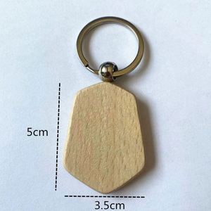 Design Customized Logo Laser Grave Wooden Keychain Business Gift Souvenir Wholesale Promotional Gift <b>Key</b> <b>Holder</b> Chain - Product Image 4