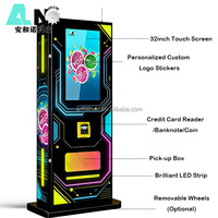 Distributeur automatique de cartes IP intelligent AHN TECH avec lecteur de cartes intégré pour salle de jeux