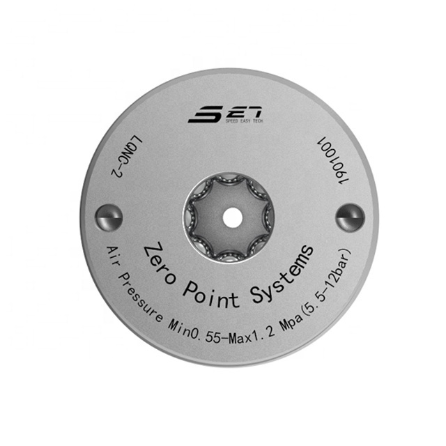 SET LQNC-2 Arm Zero Point Clamping Locator Thread Embedded Mounting Zero Point Positioner Industrial Machinery New Hardened
