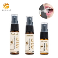 BEEHALL Vente en gros Apaiser les maux de gorge Spray buccal à la propolis sans alcool