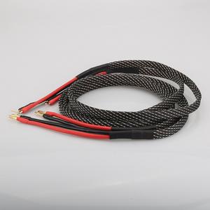 HIFI纯铜主扬声器放大器喇叭线音频香蕉插头引脚，带聚氯乙烯护套胆囊电源，用于音频视频电缆 - Product Image 5