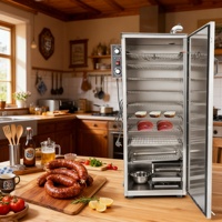 Four à fumer commercial pour restaurant, petit modèle d'intérieur, pour porc, saumon, bœuf, brisket, machine à fumer pour viande et poisson