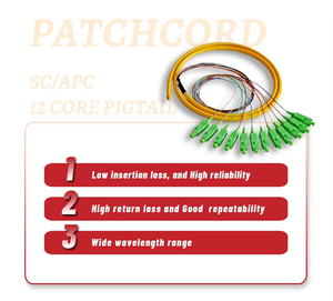 Jue Hong 12-Core Optical Fiber Patchcord FC-<strong>SC</strong> UPC-<strong>APC</strong> LC-ST 1.5m Indoor Use Simplex <strong>Duplex</strong> Fiber Optic Equipment - Product Image 6