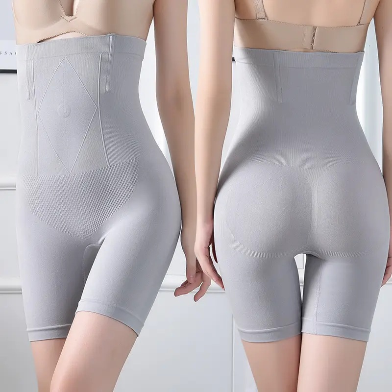 Женские Корректирующие шорты с высокой талией для похудения и подтяжки живота