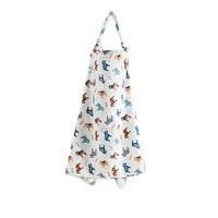 Housse de poussette multifonctionnelle imprimée 100% coton, écologique, respirante, pour bébé, avec sangles réglables pour l'allaitement