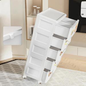 Juego de Muebles Infantiles con Diseño de Dibujos Animados, Armario de Almacenamiento, Armario de Plástico <span class=keywords><strong>para</strong></span> <span class=keywords><strong>Ropa</strong></span> - Product Image 4