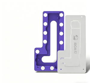 Piattaforma di posizionamento magnetico MECHANIC IBGA-12 per la riparazione di schede madri BGA a doppio strato di telefoni cellulari, stencil per iPhone - Product Image 1