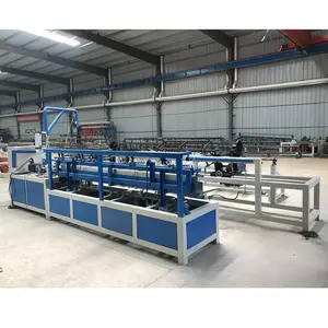 Factory price single wire full automatic chain link fence making machine with lower price