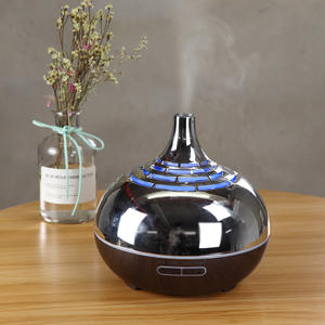 Difusor de Aromas YX-150 con Electroplacado, 400 ml, Ultrasónico, Purificador de Aire para Hogar y Escritorio, con Diseño de Madera - Product Image 2