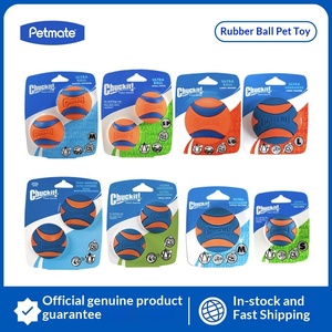 Jouet pour chien Petmate, balle en caoutchouc <span class=keywords><strong>Chuckit</strong></span> Classic, jouet interactif résistant aux morsures, sonore, pour promener les chiens, jouets à lancer - Product Image 4