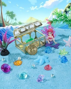 JITENG Set di Giocattoli Sensoriali con Sabbia Magica, Stampi per Costruzioni a Tema Oceano, Gelato e Torta, per Vasca Sensoriale e Gioco all'Aperto - Product Image 2