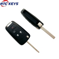 Coque de clé de voiture à 4 boutons de bonne qualité pour Chevrolet