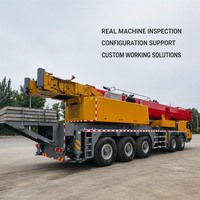Grue mobile routière d'occasion NOMISANY de 300 tonnes, peinture d'origine, vitesse de déplacement de 85 km/h, pour le transport et la levée d'équipements lourds