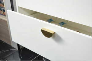 Mobile da bagno con lavabo e mobiletto laterale sospeso Set di mobili da bagno impermeabili - Product Image 6