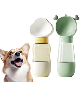 Nguồn Nhà Máy Chai Nước Con Chó Với Thực Phẩm <span class=keywords><strong>Container</strong></span> Du Lịch Puppy Bát Nước Xách Tay Pet Dispenser - Product Image 1