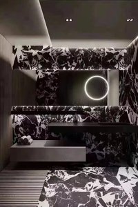 Marbre naturel noir Hard Bugley avec des touches de blanc assorties - Product Image 6