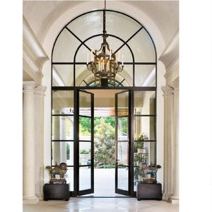 أبواب زجاجية فولاذية مخصصة للفلل والحمامات - فتح يدوي بإطار فولاذي من أصل أوروبي - Product Image 3