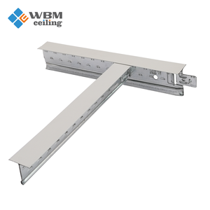 Système de <span class=keywords><strong>suspension</strong></span> de <span class=keywords><strong>plafond</strong></span> T Runner 12 pouces, poutre principale, classe 1, support de <span class=keywords><strong>plafond</strong></span> suspendu, grille plate T24, noir uni - Product Image 1