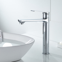 Robinet de cuisine Momali Factory en laiton haute teneur en chrome, rotation à 360 degrés, mitigeur de lavabo OEM ODM pour salle de bain et lavabo de coiffure