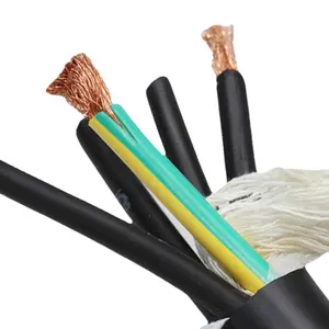 Jiangnan Cable National Standard Copper Core ZR-yjv2 3 4 5 Core 1.5 2.5 4 6 10 Three-Phase Four-Wire Cable