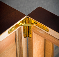 Vitrine en bois de haute qualité avec un hygromètre à cigares intégré pour le stockage des cigares (adapté aux cigares)