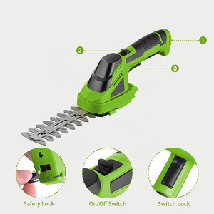 7.2V Garden Cutting <strong>Edge</strong> <strong>Trimmer</strong> Pruner Handheld Garden Tools 2in1 Grass Shear &amp; Hedge <strong>Trimmer</strong> - Product Image 4