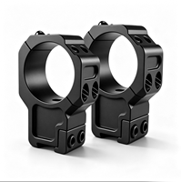 Anneaux de montage pour lunette de 30 mm, profil bas de 1,0 po, 45 °   Anneaux de montage inclinés compatibles avec base standard de 11 mm, accessoires optiques de chasse haut de gamme