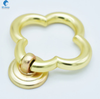 Poignée de meuble en métal, boutons de porte, or, luxe, armoire, commode, tiroir, fleur, accessoires de meubles de cuisine modernes, or, doré