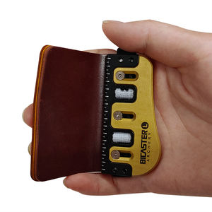 Accesorios para Arco Recurvo, Protector de Dedos para Arco Barebow, para Mano Derecha e Izquierda, Cuero Cordovan + Placa de Latón, Protectores de Dedos para Tiro con Arco - Product Image 4