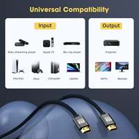 Câble HDMI Ultra HD V2.1 8K 60Hz haute vitesse 48Gbps câble HDMI 2.1 pour moniteur TV projecteur câble connecteur HDMI