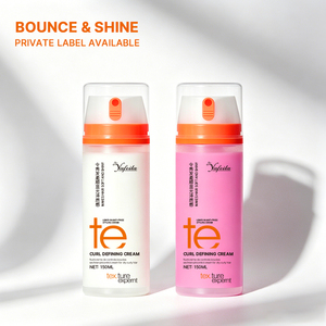 <span class=keywords><strong>Crema</strong></span> Definidora de <span class=keywords><strong>Rizos</strong></span> de Marca Privada, <span class=keywords><strong>Crema</strong></span> Estilizadora Sin Enjuague Anti-Frizz para Todo Tipo de Cabello Rizado y Enrollado - Product Image 1