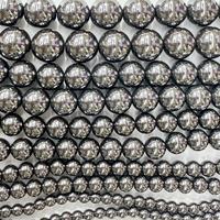 Prix de gros attractif Perles de hématite taillées en vrac couleur or pour la fabrication de bijoux DIY, colliers et bracelets 4/6/8/10/12/14mm, pierre précieuse de qualité