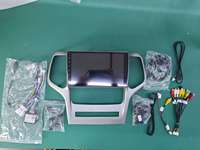 Radio de Coche Android de 9 Pulgadas para Jeep Grand Cherokee 2008-2012, Pantalla Táctil IPS de Cuatro Núcleos, CarPlay Inalámbrico, GPS, Bluetooth, Reproductor de DVD
