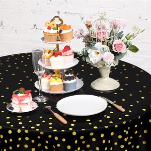 Disposable Printed Knitted Striped Plastic <b>Tablecloth</b> 84 Inch Oilproof Waterproof Modern Home Use Wedding Party <b>Table</b> Cover - Product Image 2