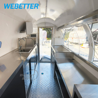 Conteneur WEBETTER pour restaurant BBQ, bar, restauration rapide, remorque à pizza, cuisine mobile en conteneur commercial de 20 pieds ou 40 pieds à vendre