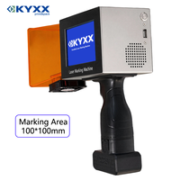 Nouvelle conception de machine de marquage au laser portable à refroidissement par air de 10 W pour le bois, le cuir et le métal