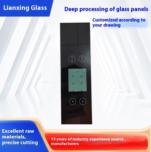 Hiện đại chống trộm tùy chỉnh kiểm soát truy cập màn hình cảm ứng Tempered Glass Bảng điều chỉnh màu đen bán trong suốt cửa tùy chỉnh truy cập - Product Image 6
