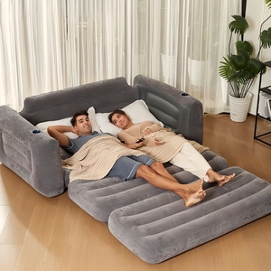 मल्टी फंक्शन लिविंग रूम सोफा बिस्तर 2 में 1 वाल्व एयर फर्नीचर pvc फ्लैकिंग फोल्डेबल इंफ्लेटेबल सोफा कुर्सी आधुनिक शैली सोफे - Product Image 6