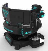Machine d'arcade de jeu de voiture 9d, à trois écrans, 360 degrés, simulateur de course Vr, pour conduire, nouveau