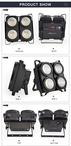 ไฟ LED <span class=keywords><strong>Blinder</strong></span> 4 ดวง กำลังไฟ 4x100w สำหรับงานปาร์ตี้ โชว์ และโรงละคร ลดราคาพิเศษ - Product Image 5