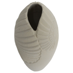 Elegante Vaso Ovale in Ceramica con Design a Spirale per Arredamento Soggiorno, Vaso per Fiori in Stile Costiero per Casa, Camera da Letto, Ufficio, Tavolo - Product Image 5