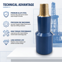 Буровая насадка Drillsoltek Premium из легированной стали с резьбовым соединением Crossover Sub NC50 для роторного бурения