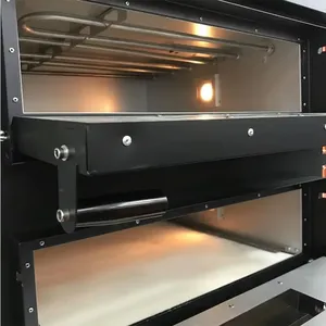 Thương mại thiết bị nướng bánh nướng lò 2 lớp Máy tính để bàn chuyên nghiệp Lò nướng bánh Pizza điện cho nhà hàng - Product Image 3