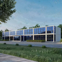 Maison conteneur préfabriquée modulaire FLKT prête pour l'énergie solaire, à économie d'énergie, type cabine, en kit plat