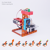 Kit de aprendizaje de Python para rascar de Metal duradero, Kit de módulos electrónicos de Robot de vástago Esp32 educativo de programación para niños en edad escolar